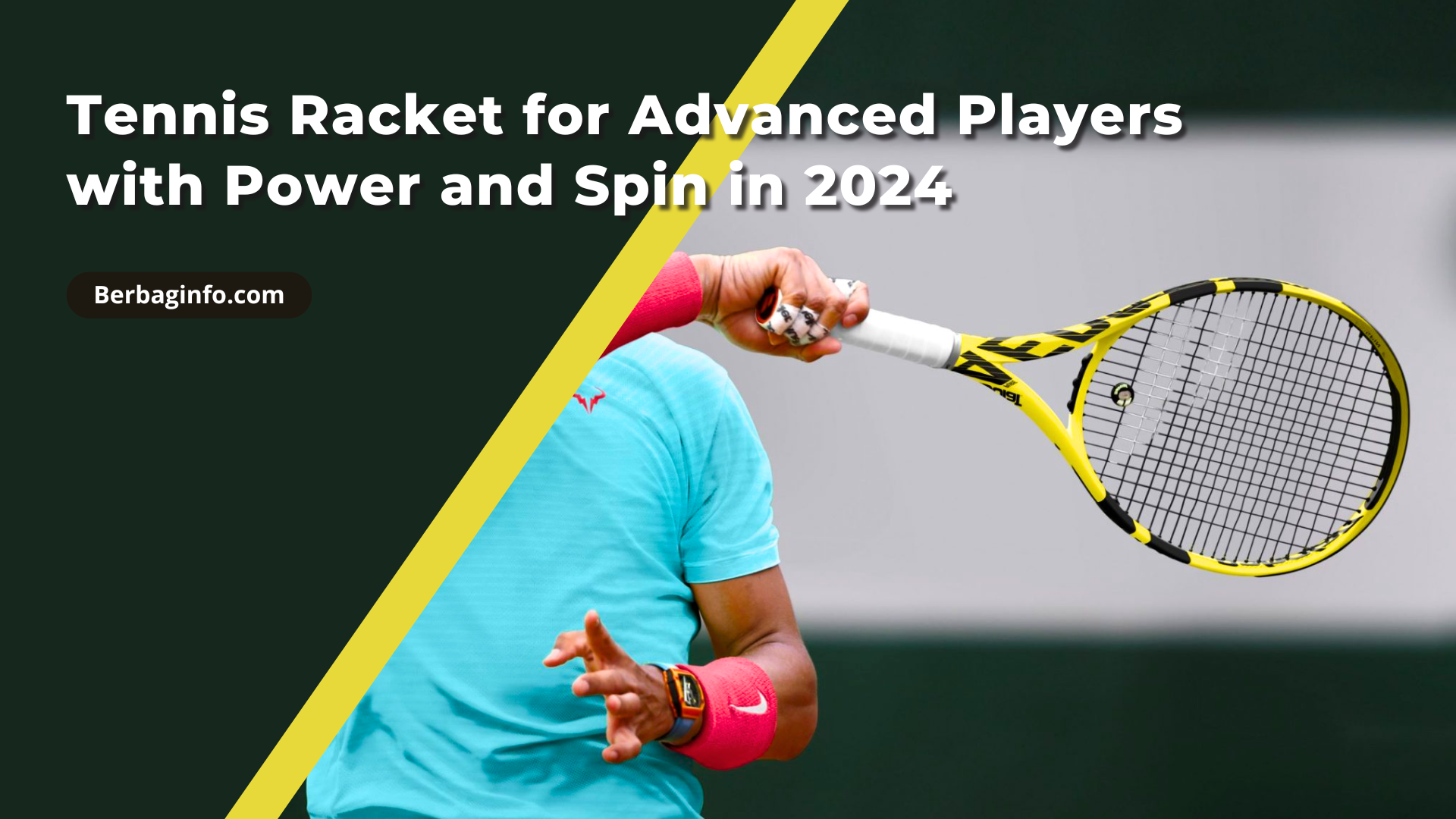 Tennis Racket for Advanced Players with Power and Spin in 2024